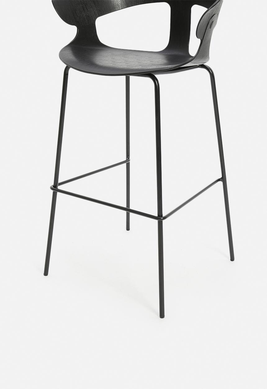 Sixth Floor - Wesley barstool - black