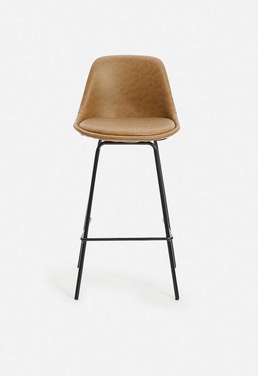 Sixth Floor - Santiago kitchen stool - tan