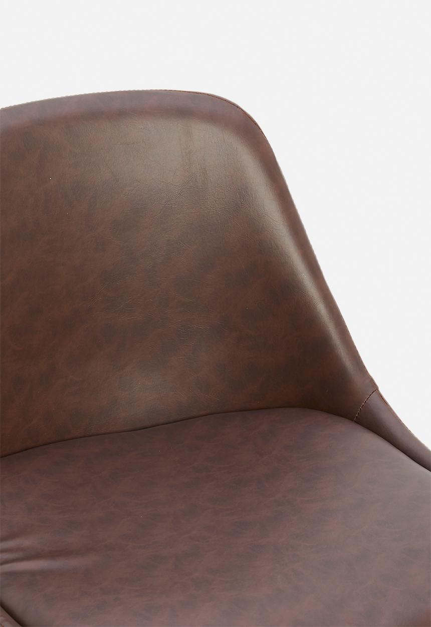 Sixth Floor - Santiago kitchen stool - brown 