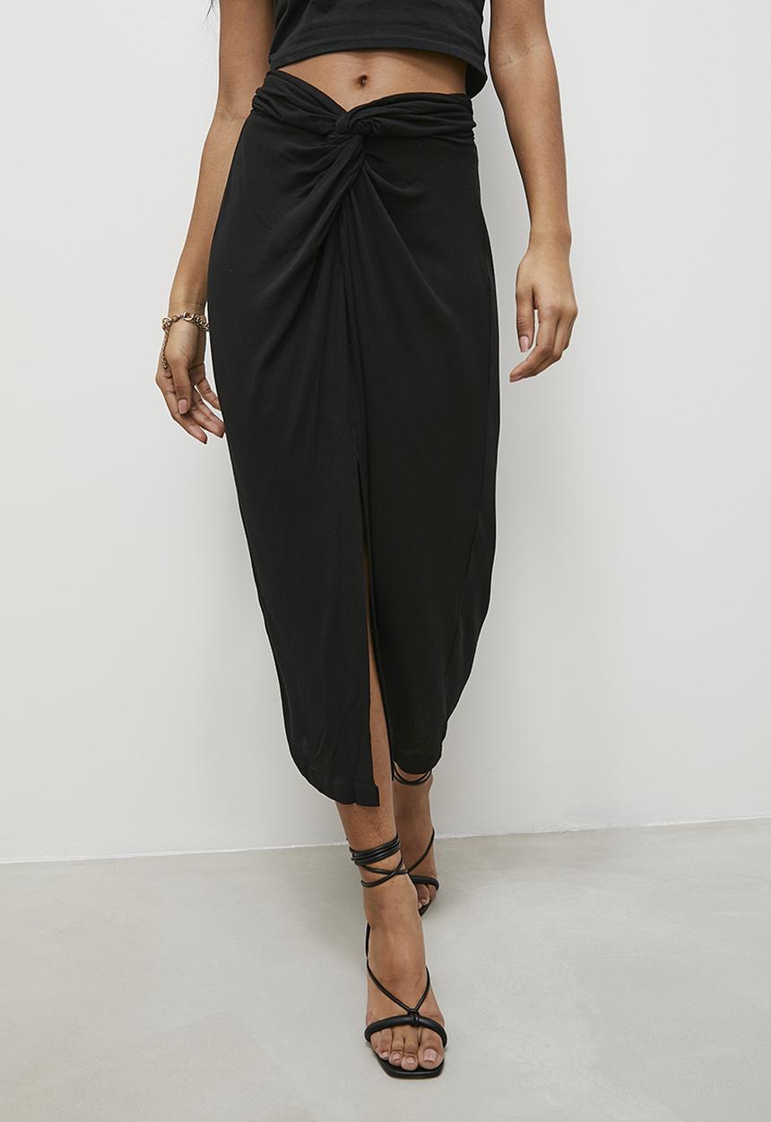 Superbalist - knot detail collumn - black 