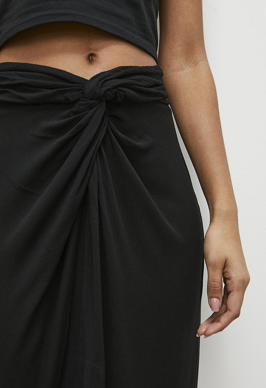 Superbalist - knot detail collumn - black 