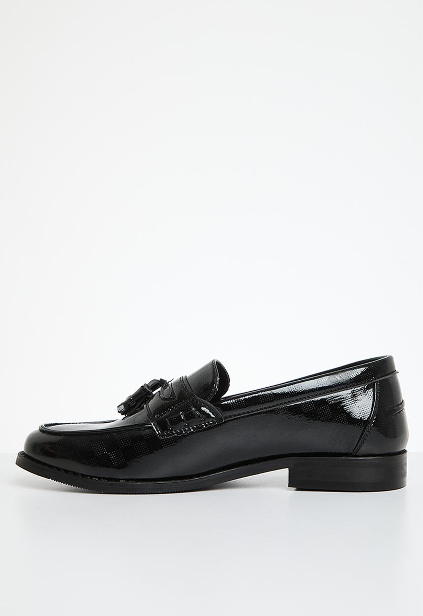 PC - Formal slip on bow - black squire patent