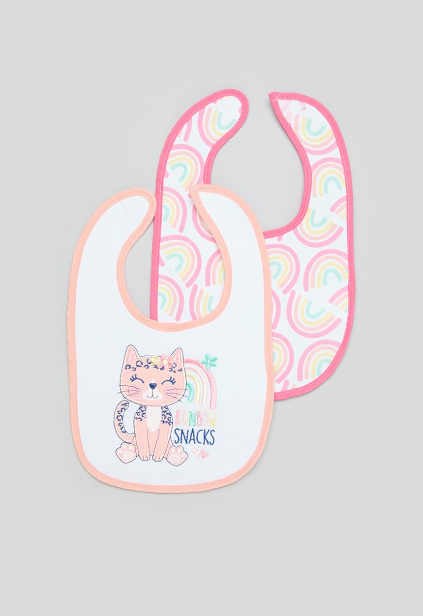 Character Group - 2 Pack jersey bib set - rainbow
