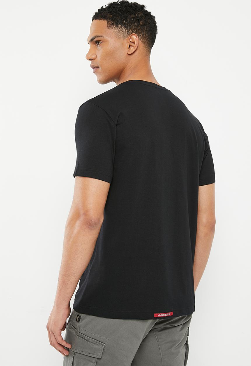 Alpha Industries - Ai rubber badge T-shirt - black