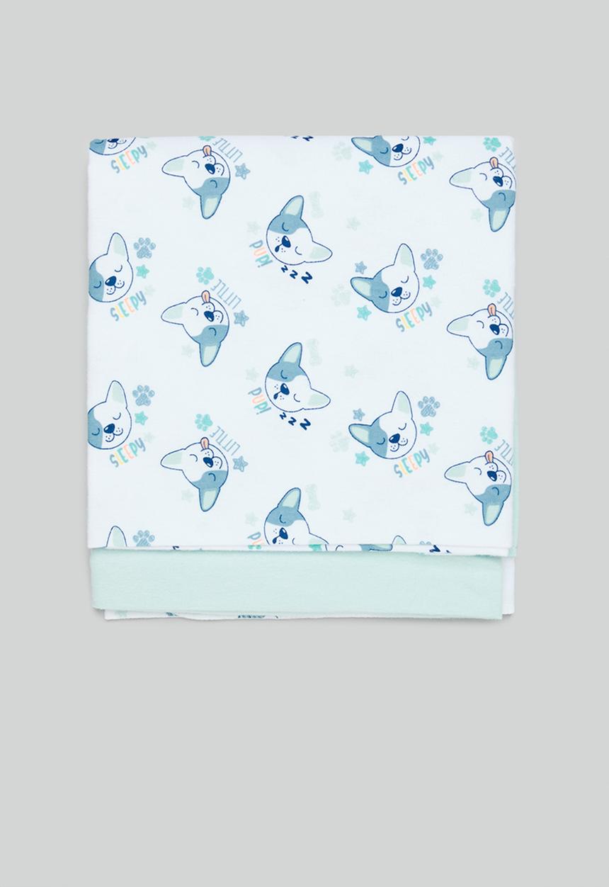 Character Group - Doggy 2 pack receiving blankets - blue