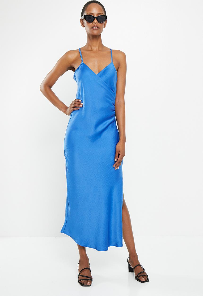 Me&B - The asanda slip dress - blue