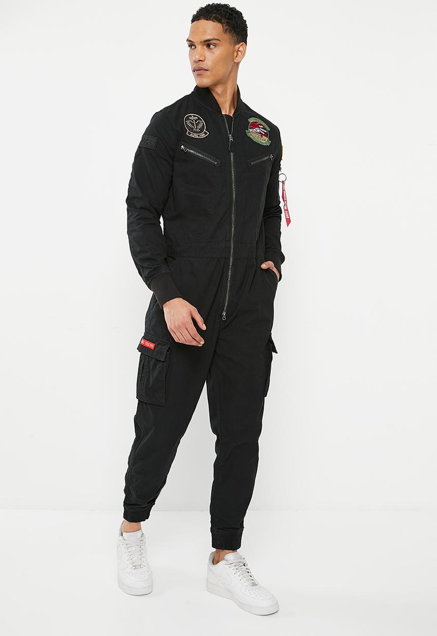 Alpha Industries - Ai cotton flightsuit - black
