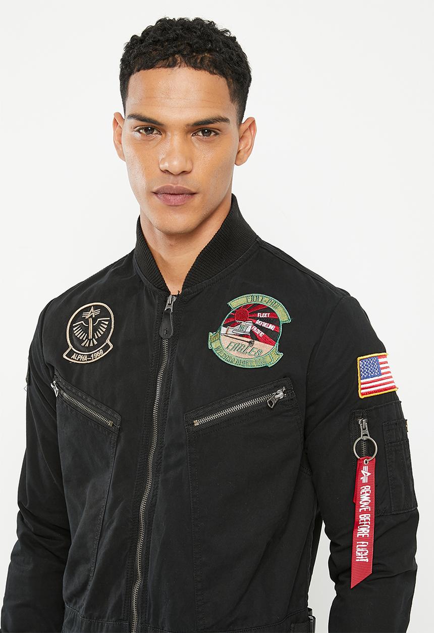 Alpha Industries - Ai cotton flightsuit - black