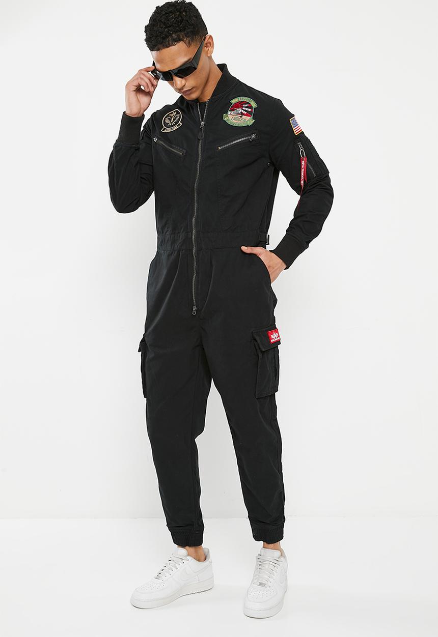 Alpha Industries - Ai cotton flightsuit - black