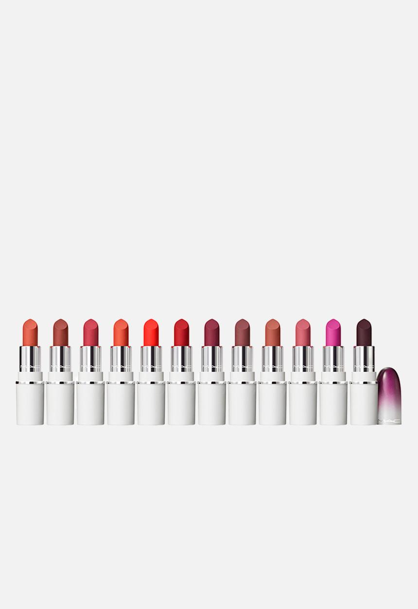 MAC - Bizzare Blizzard Lips By The Dozen Mini Powder Kiss Lipstick