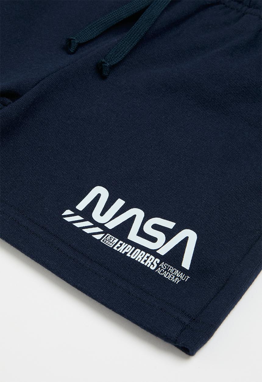 Pop Candy - Graphic sweat short - navy