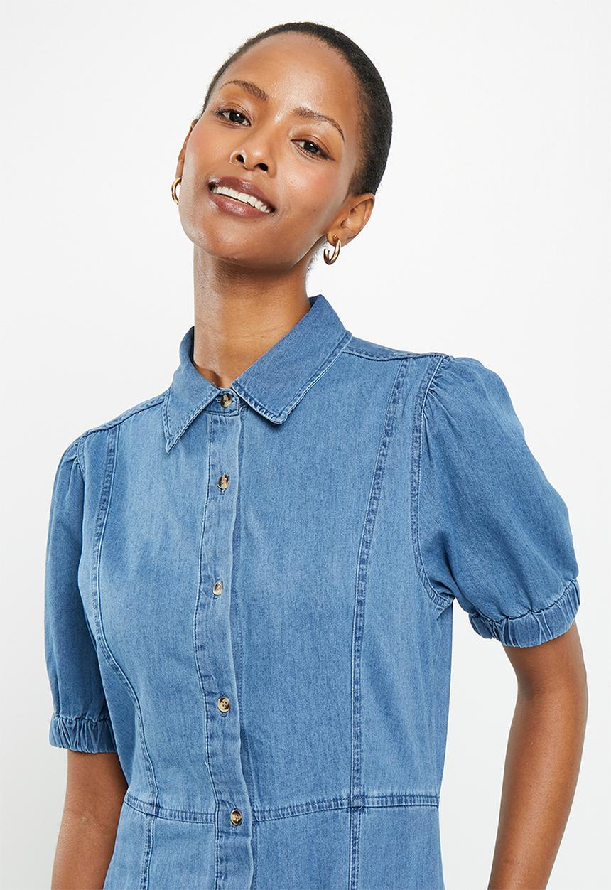 Me&B - Denim Shirtdress - Denim
