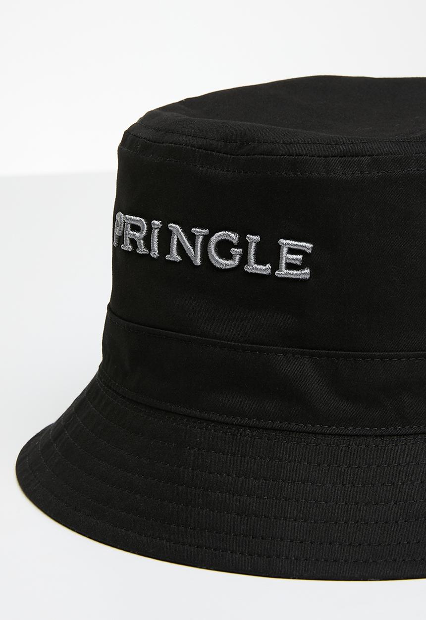 Pringle of Scotland - Daniel reversible bucket hat - black