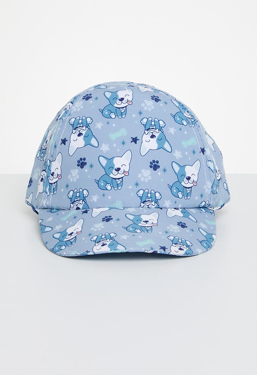 Character Group - Doggy sun peak cap - blue
