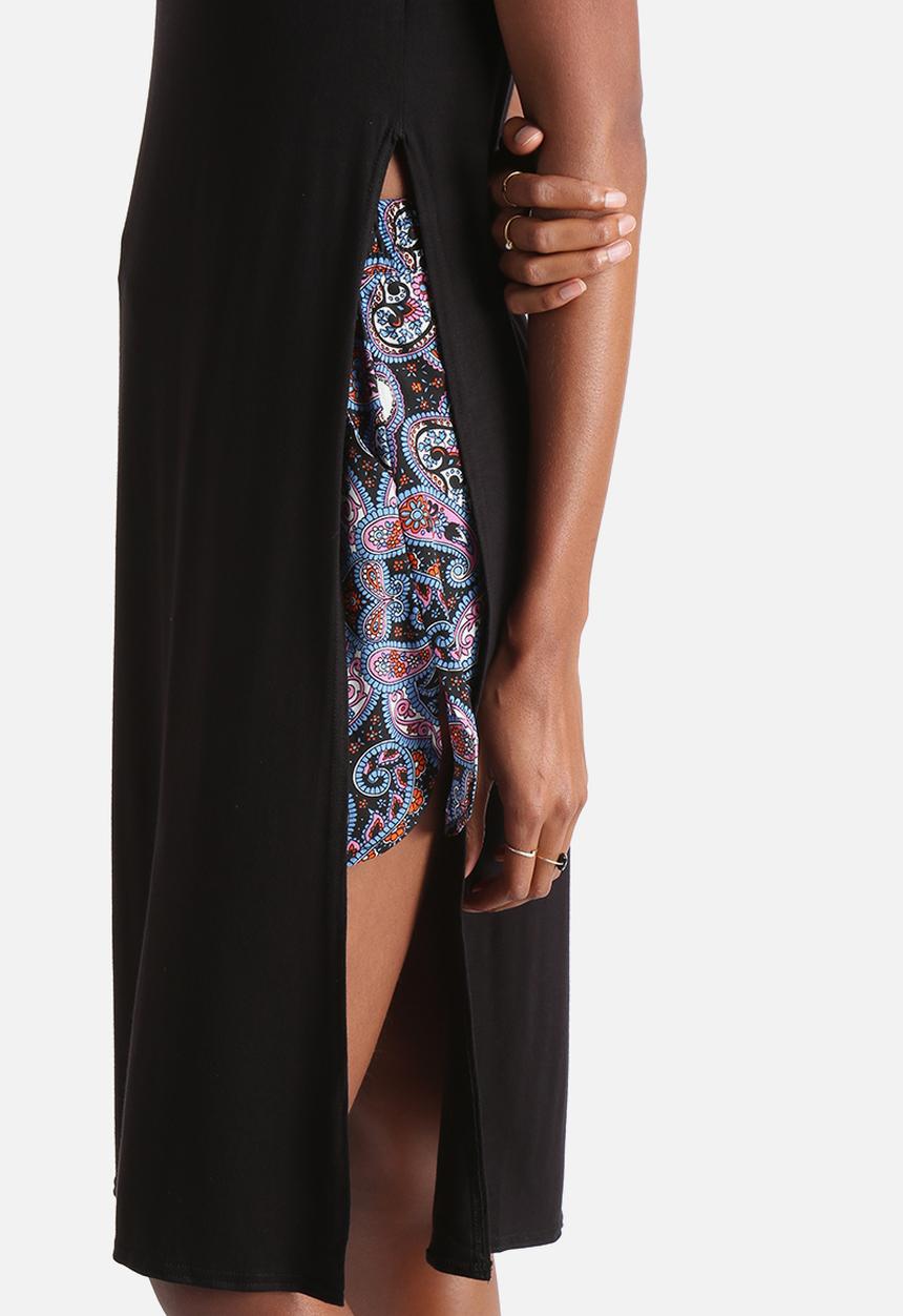 Influence. - Sleeveless Side Split Maxi Top