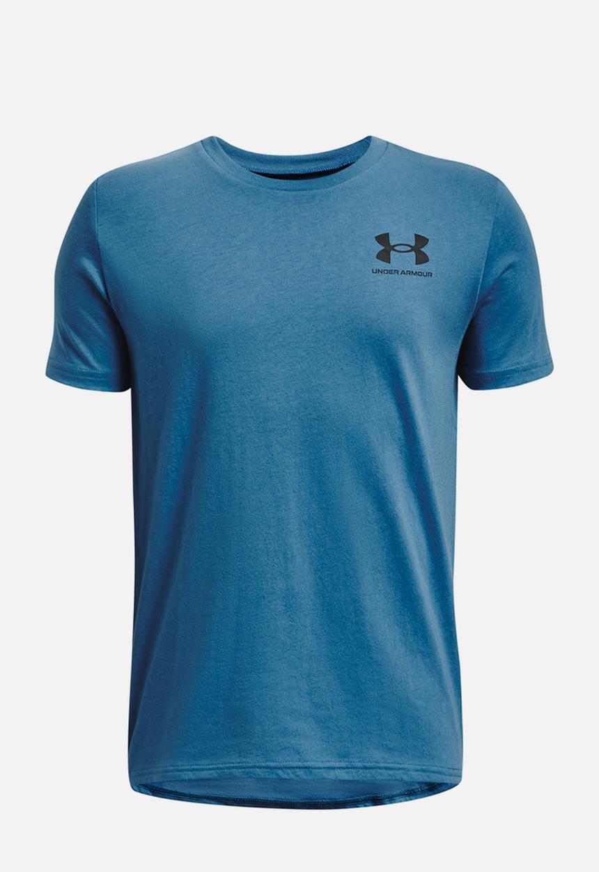 Under Armour - Ua sportstyle left chest short sleeve - cosmic blue & black