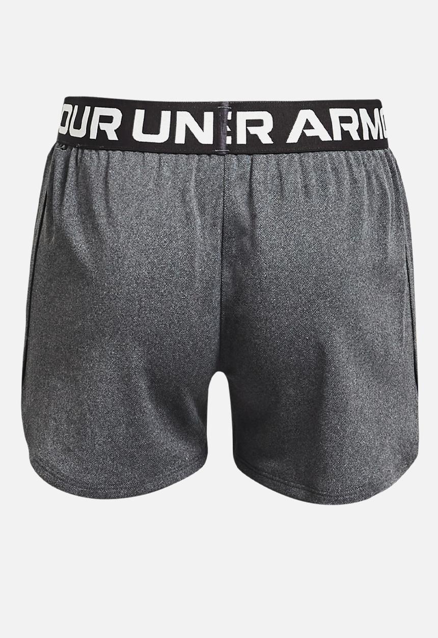 Under Armour - Play up solid shorts - pitch gray light heather/metallic silver