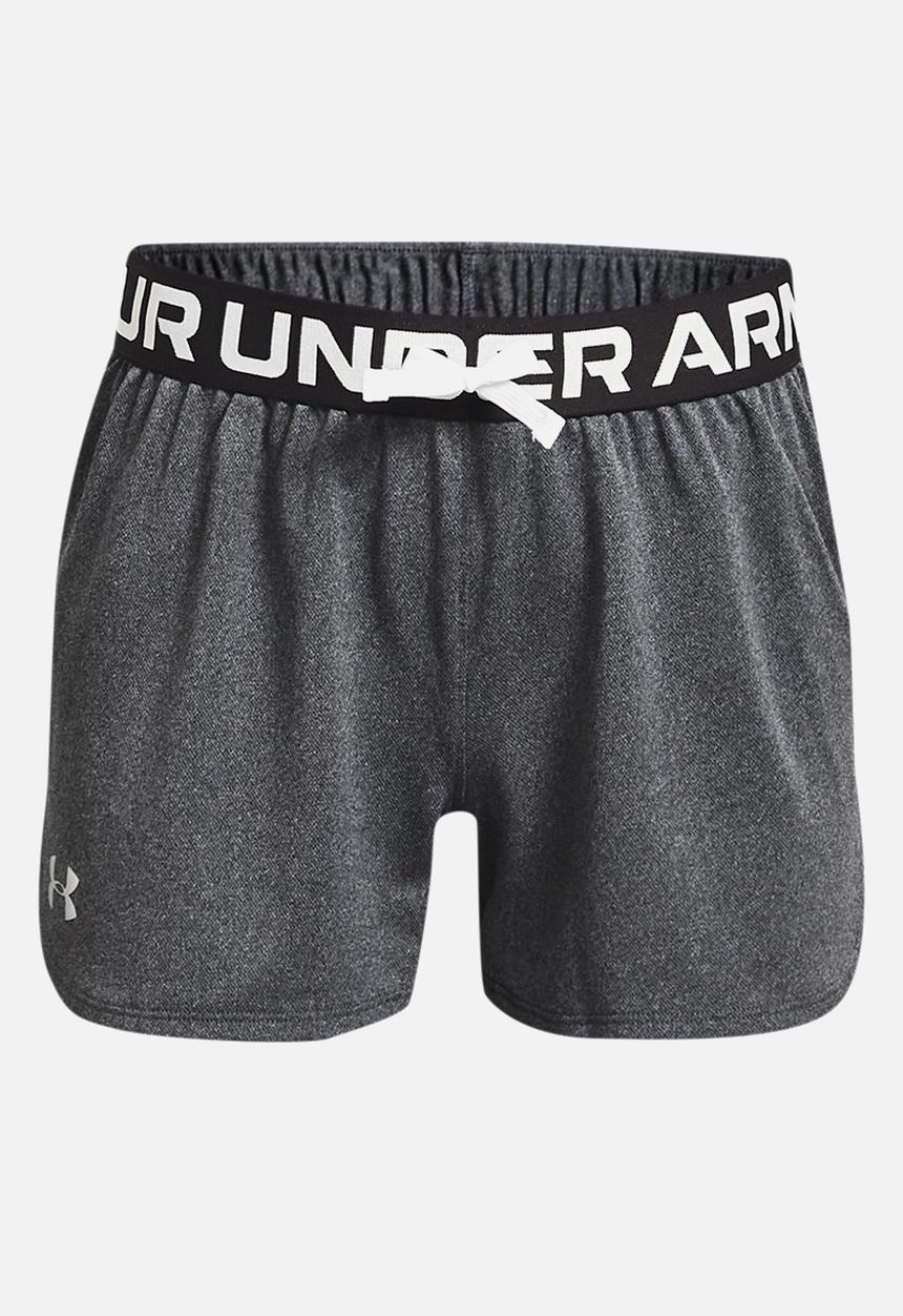 Under Armour - Play up solid shorts - pitch gray light heather/metallic silver