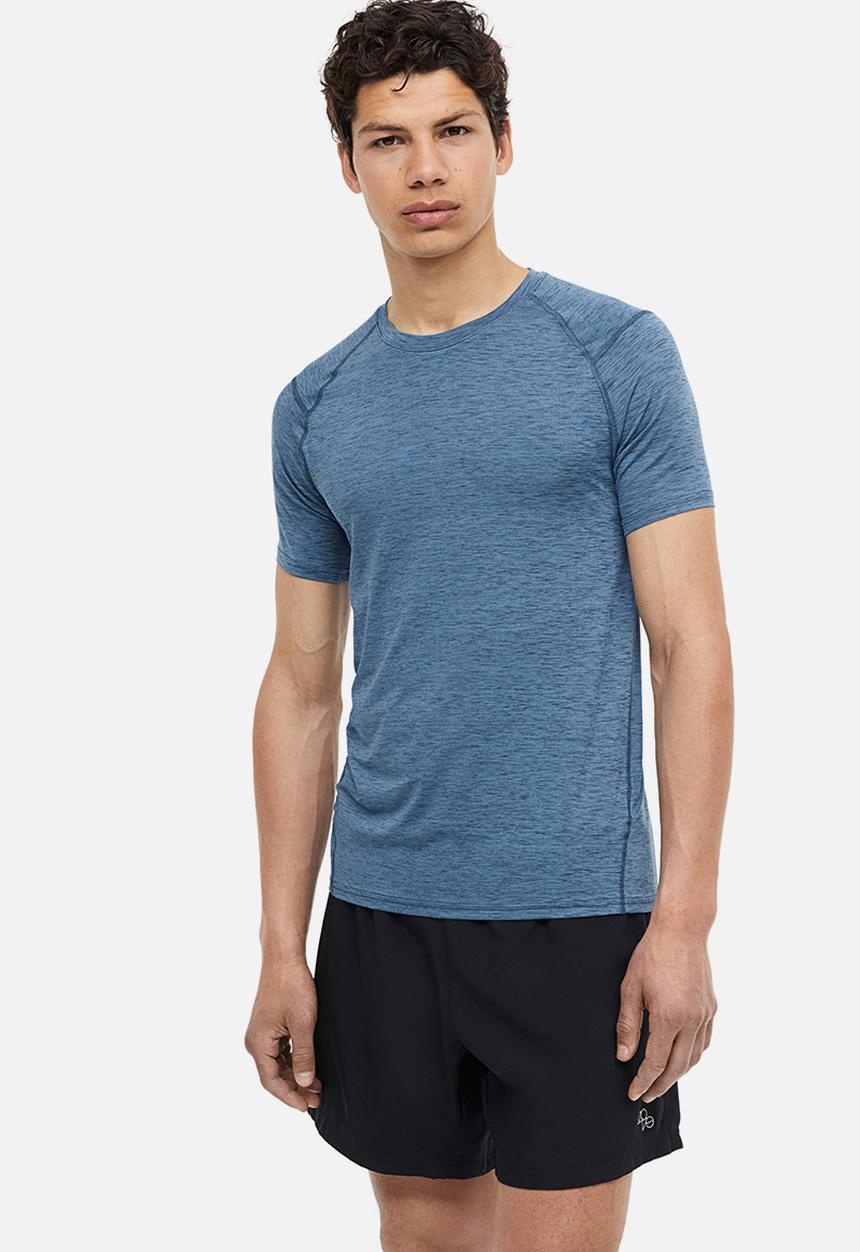 H&M - Drymove™ sports top - blue marl 