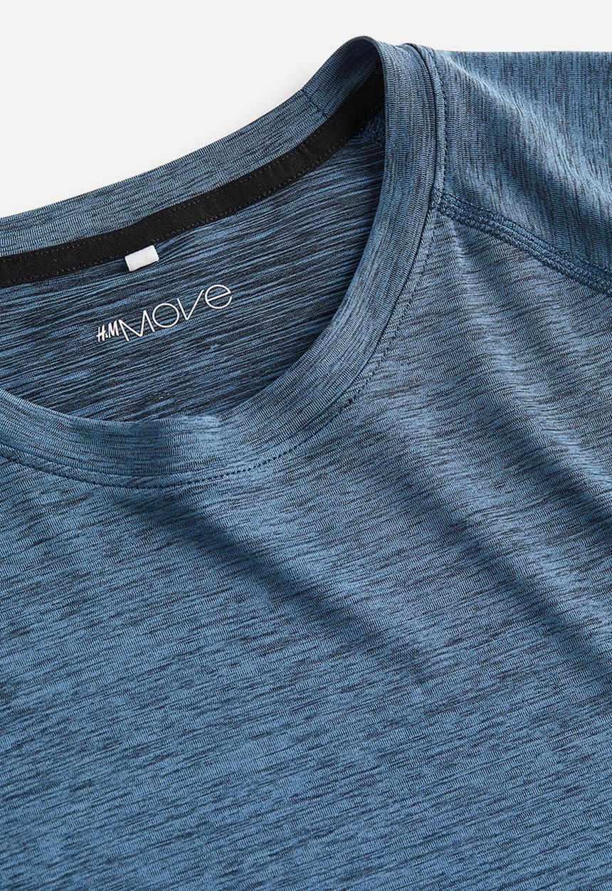 H&M - Drymove™ sports top - blue marl 