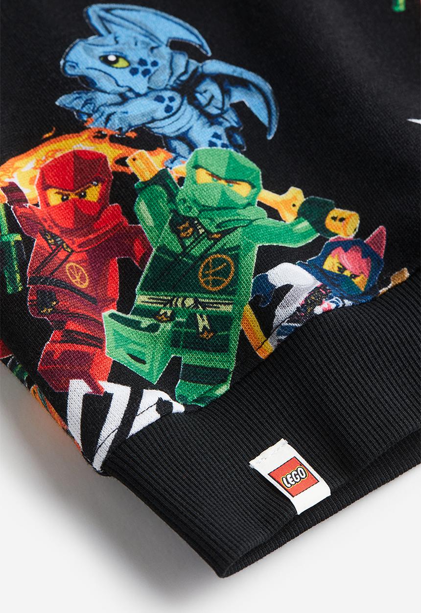 H&M - Printed sweatshirt - black lego ninjago 