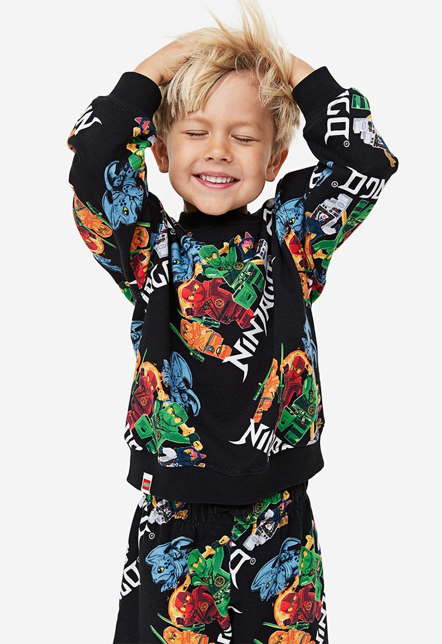 H&M - Printed sweatshirt - black lego ninjago 