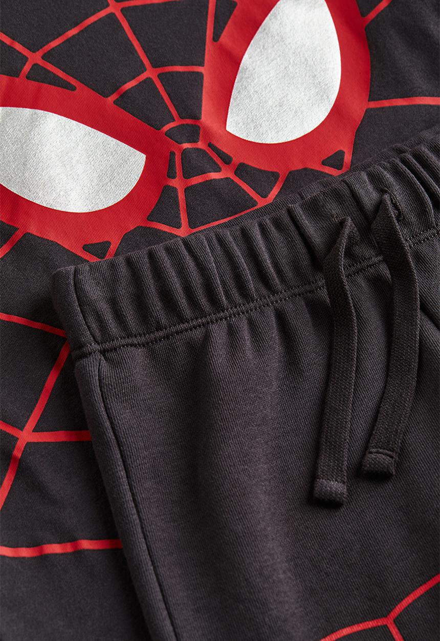 H&M - 2 Piece printed set - dark grey spider-man 