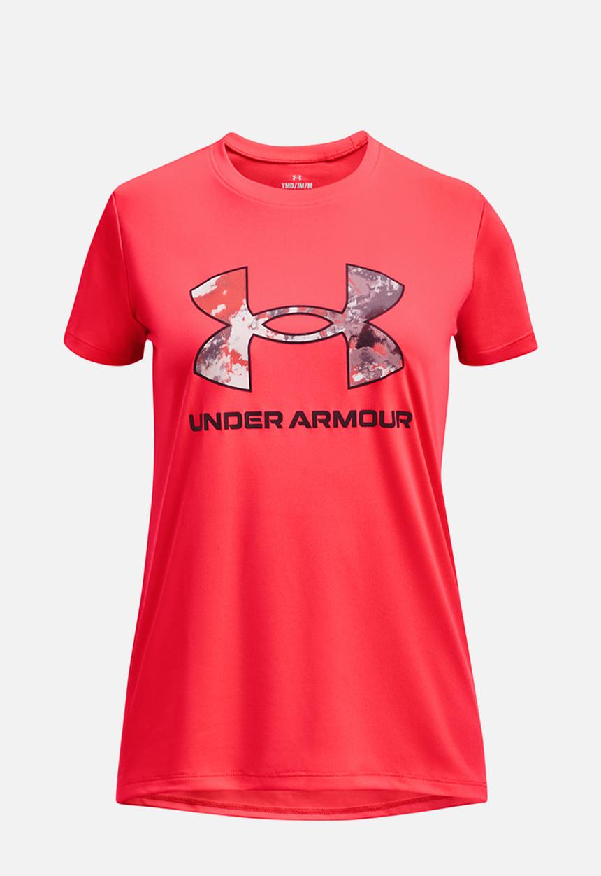 Under Armour - Ua tech print bl ssc - beta/dark maroon