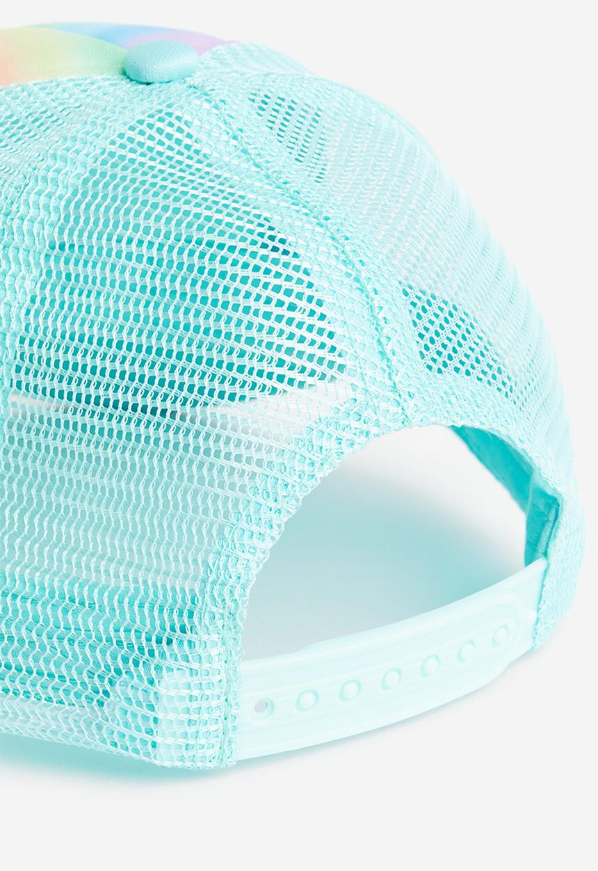 H&M - Printed cap - turquoise care bears