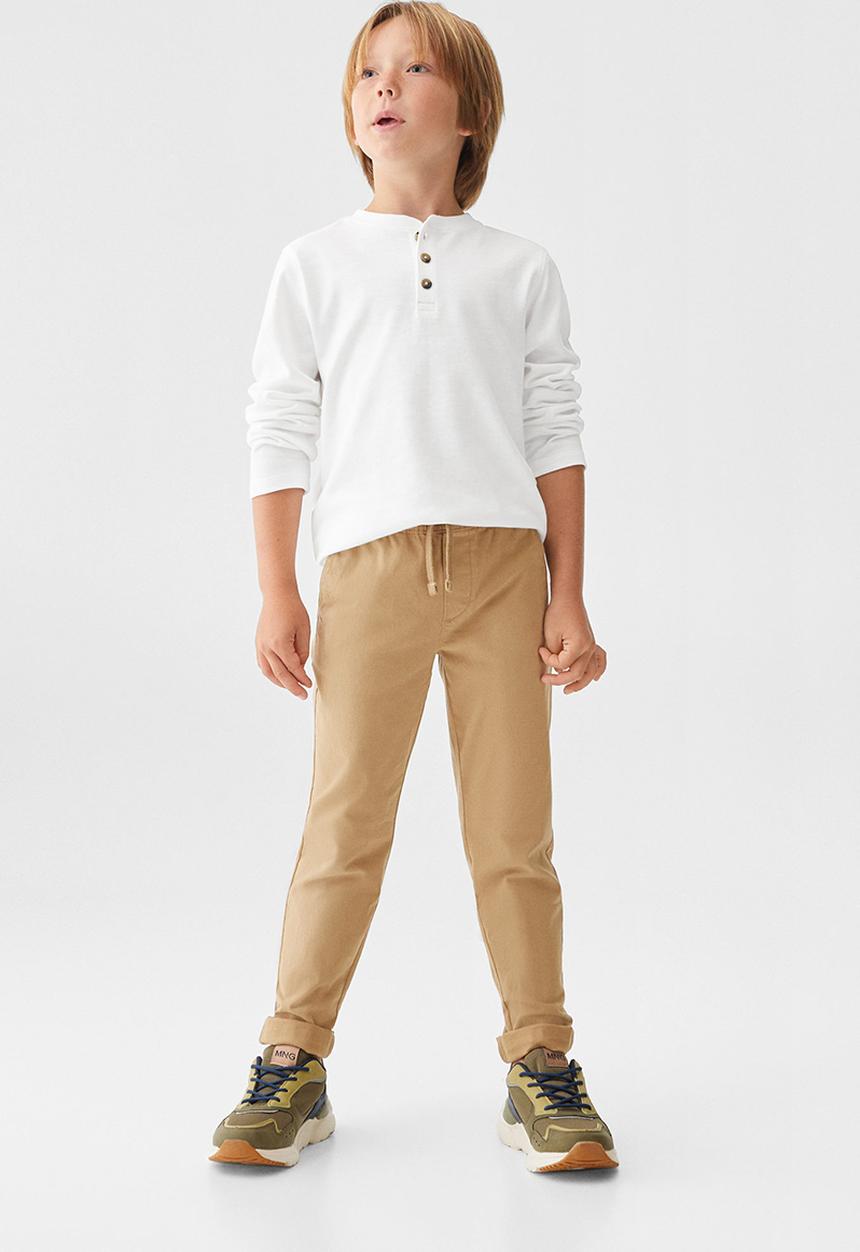 MANGO - Trousers franky - camel