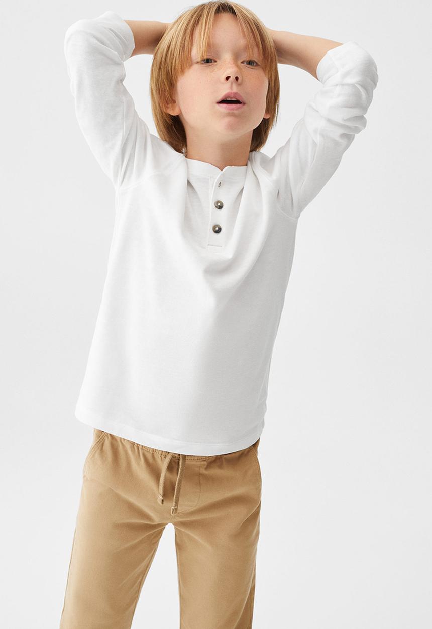 MANGO - Trousers franky - camel