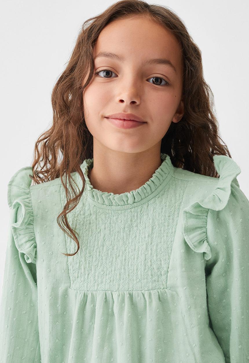 MANGO - Blouse becca - green
