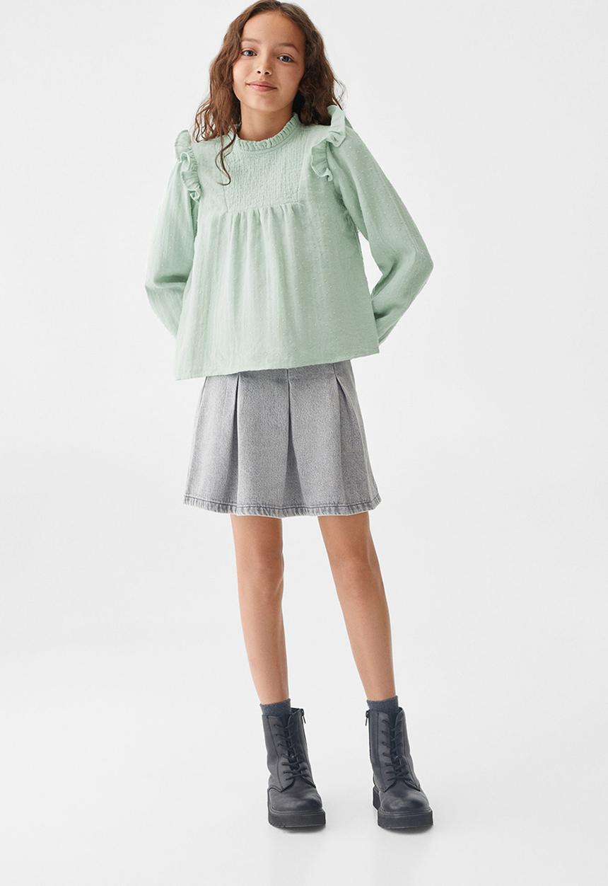 MANGO - Blouse becca - green