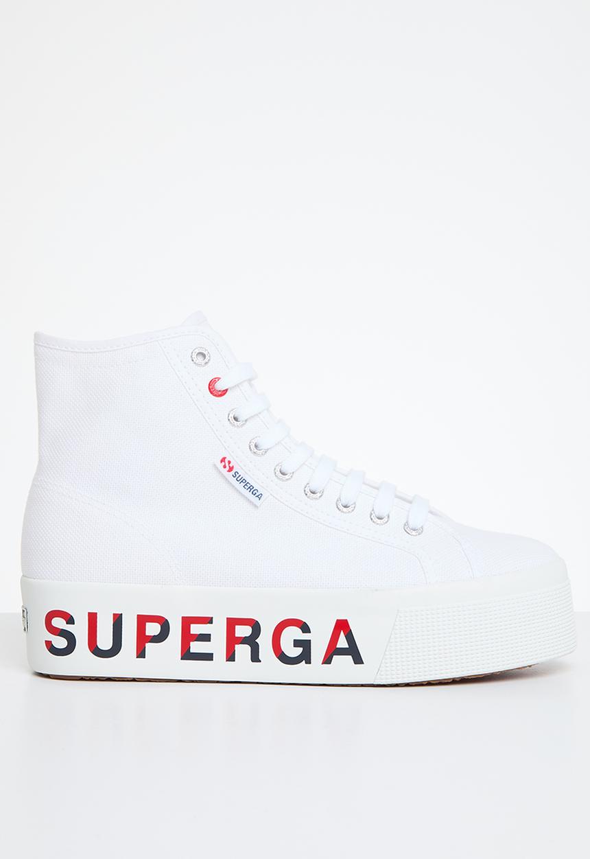 SUPERGA - 2708 bicolor letters platform - 2708 bicolor letters platform