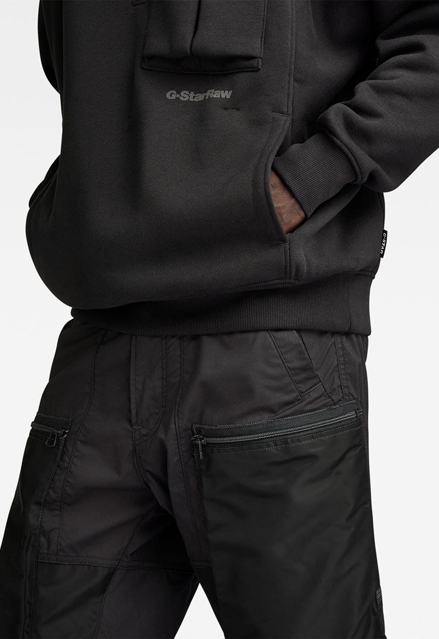 G-STAR - Anorak loose sw Dry ashor sweat - dk black