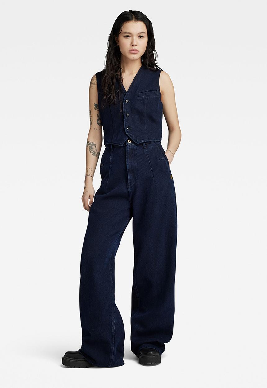 G-STAR - Denim waistcoat wmn -rinsed