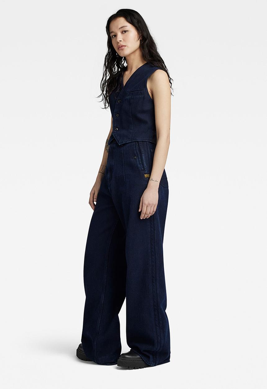 G-STAR - Denim waistcoat wmn -rinsed
