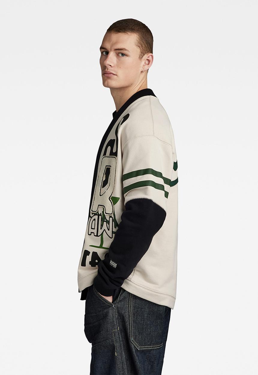 G-STAR - Holiday cardigan sw Heavy yoichi sweat ub o - whitebait