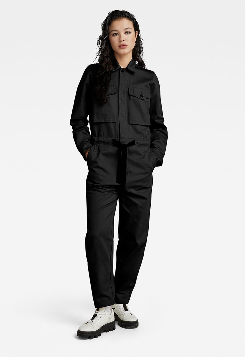G-STAR - Army Jumpsuit l\s Wmn -dk black