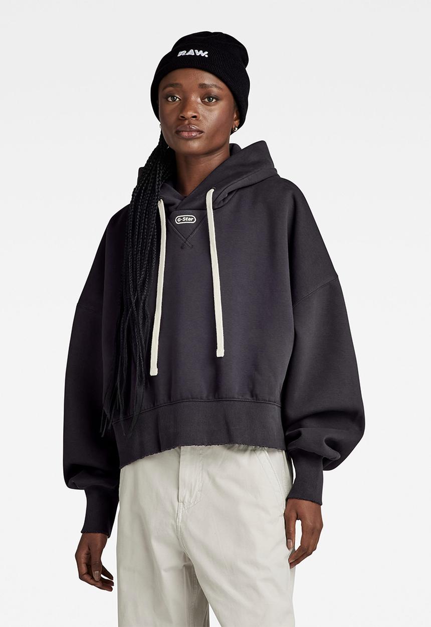 G-STAR - Oversized cropped hdd sw wmn -shadow