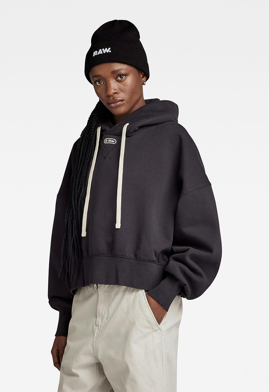 G-STAR - Oversized cropped hdd sw wmn -shadow