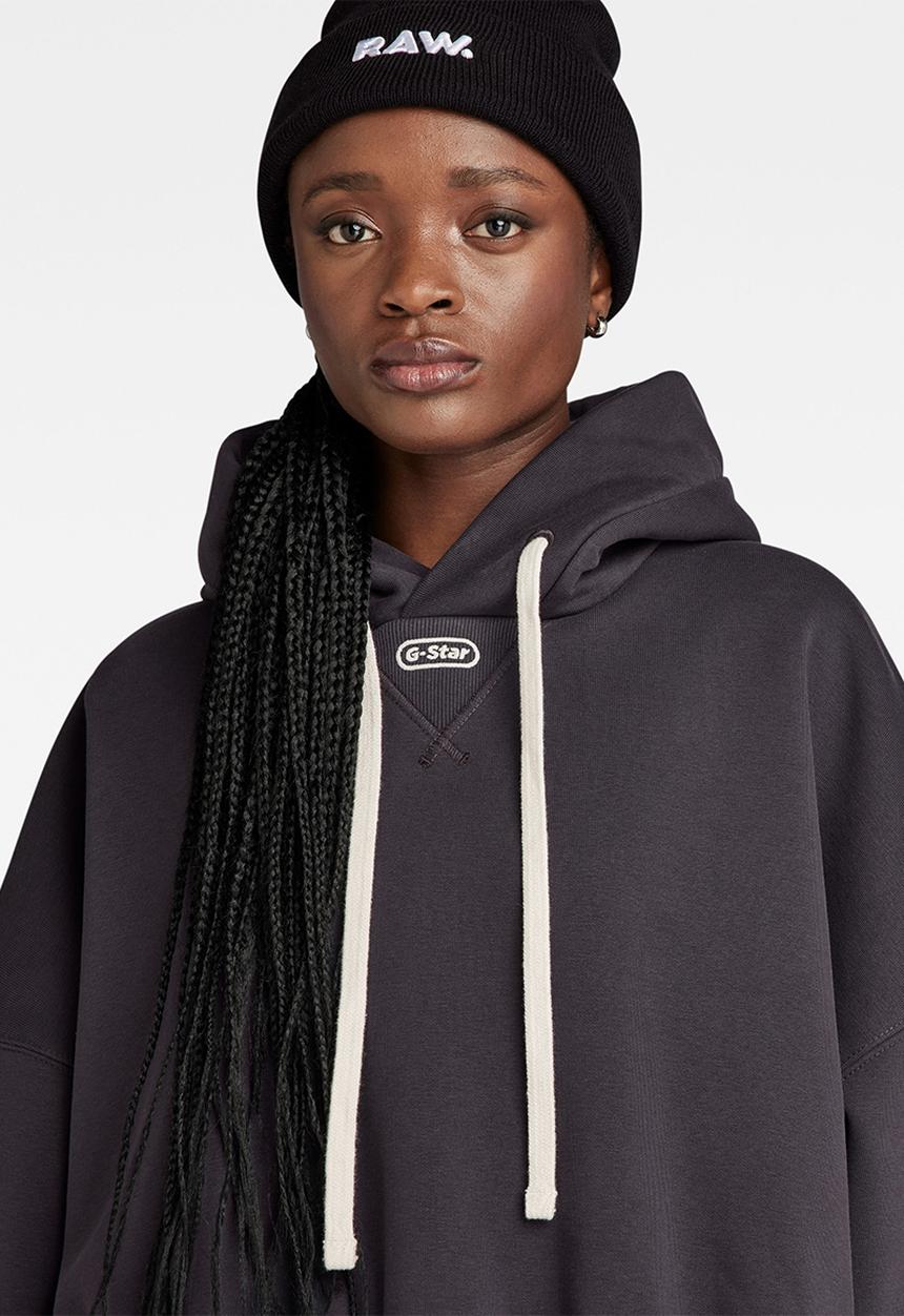 G-STAR - Oversized cropped hdd sw wmn -shadow