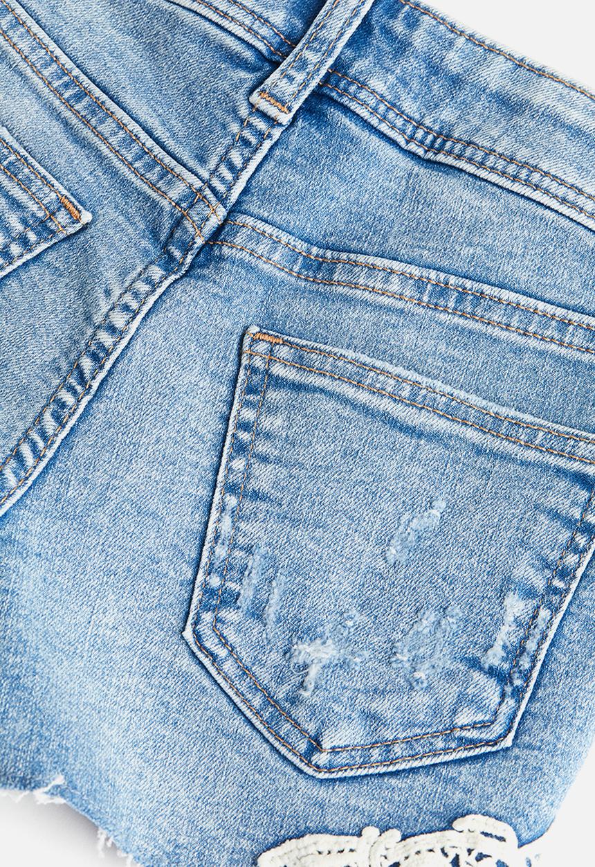 H&M - Denim shorts - denim blue