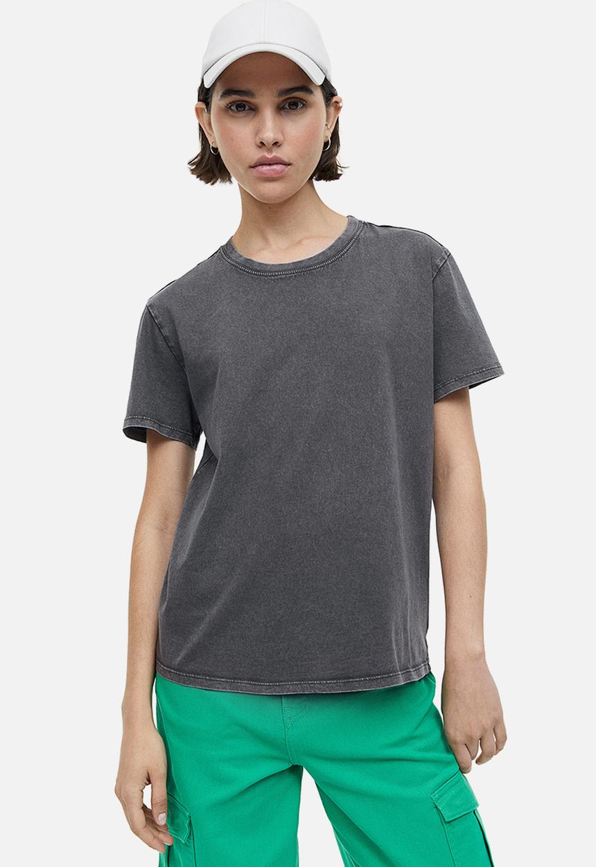 H&M - T-shirt - dark grey