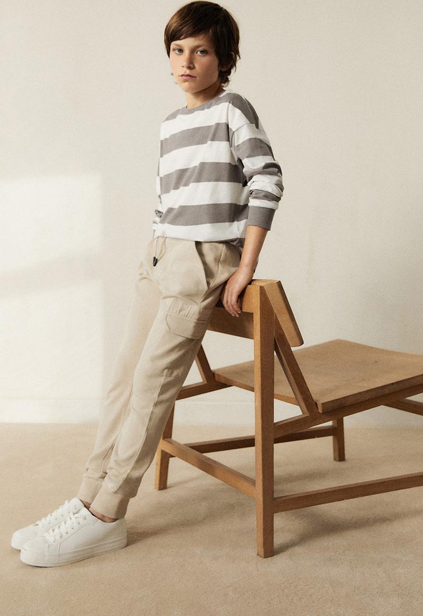 MANGO - Trousers maverik - sand