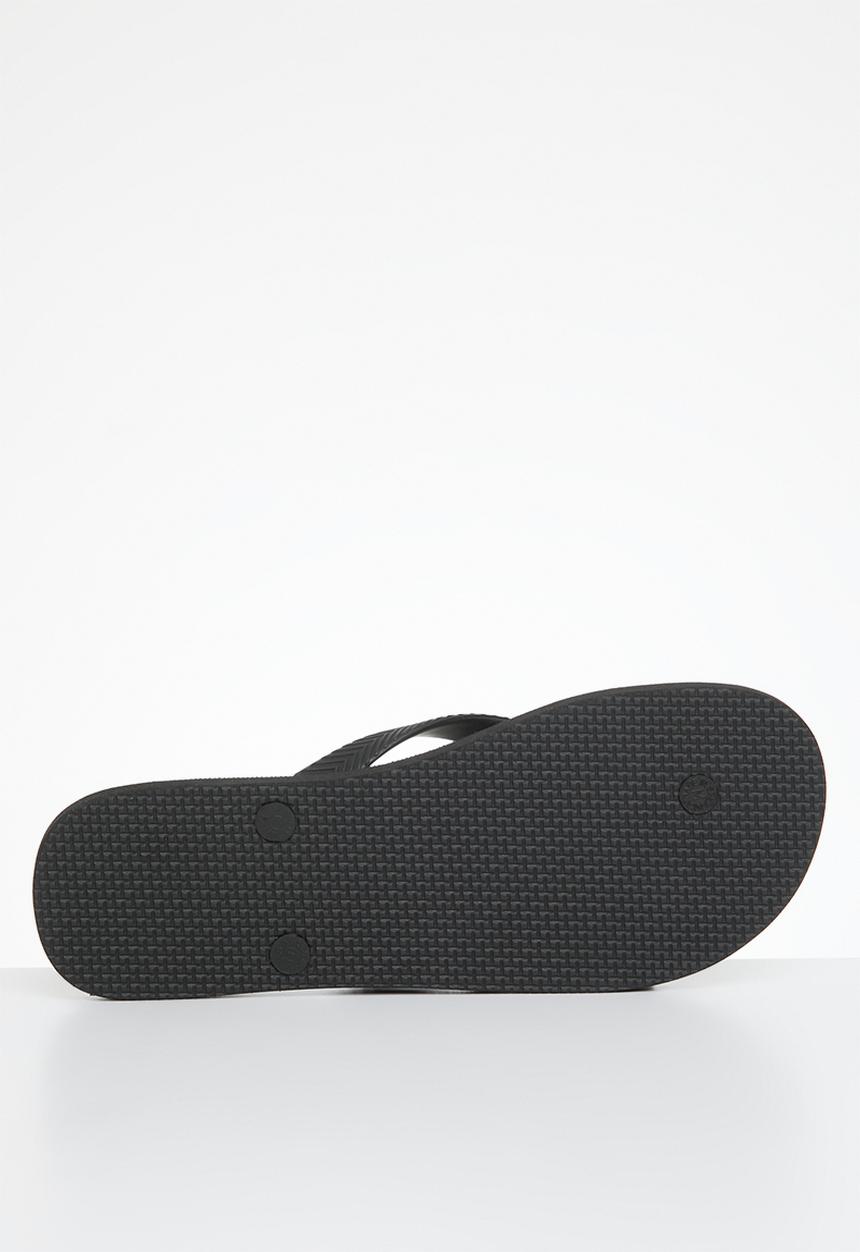 Superdry. - Studios recycled flip flop - black