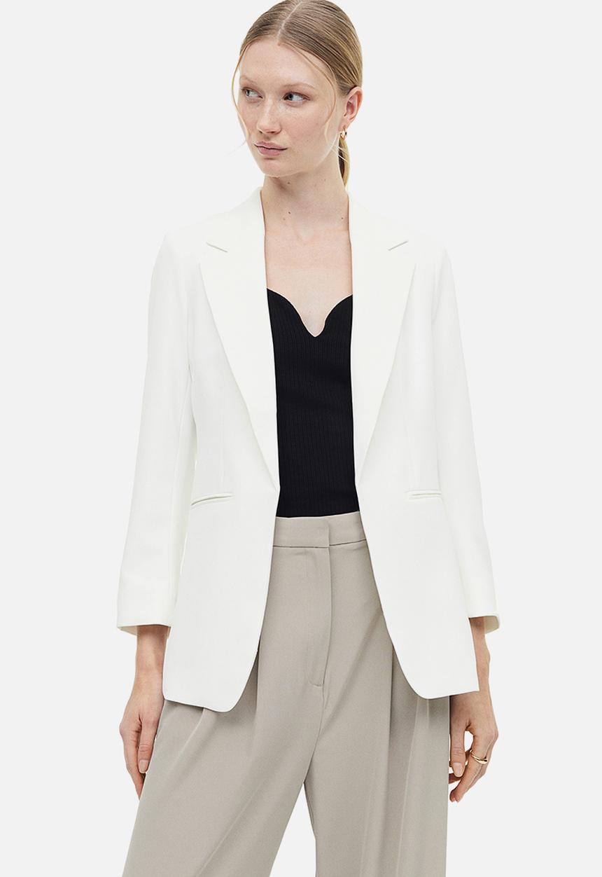H&M - 3/4 Length-sleeve jacket - white