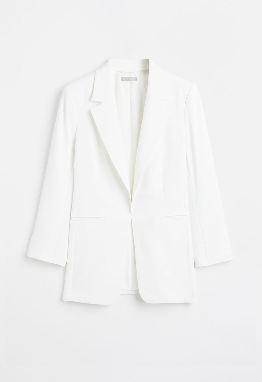 H&M - 3/4 Length-sleeve jacket - white