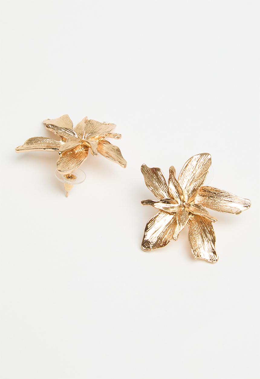 Superbalist - Hammered stud earrings - gold