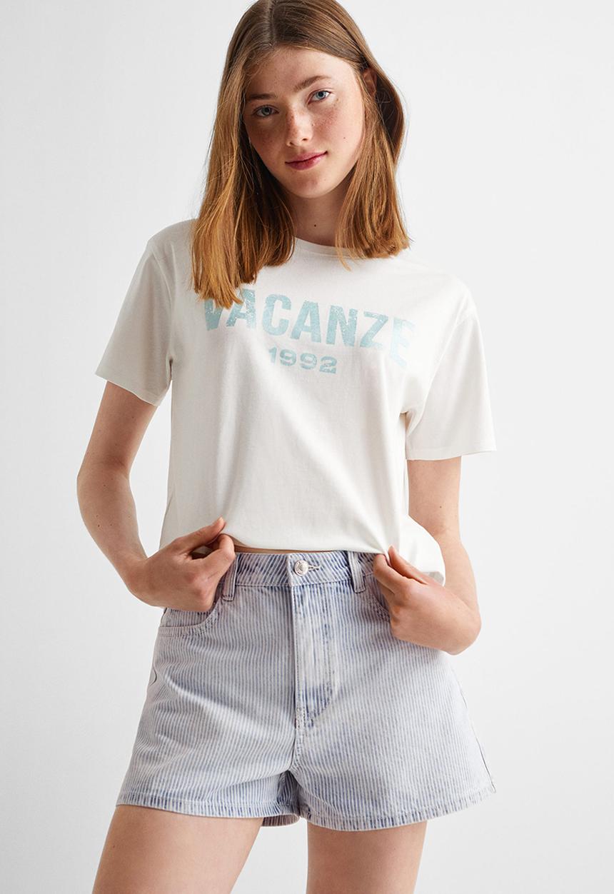 MANGO - Shorts raya - light blue 